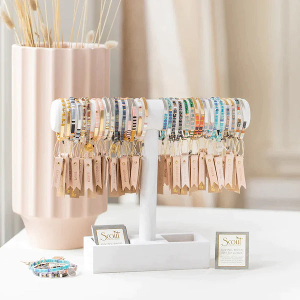 Gold Miyuki Beaded Bracelet for Women - Elegant Japanese Seed Bead Jewelry for Everyday Wear & Special Occasions