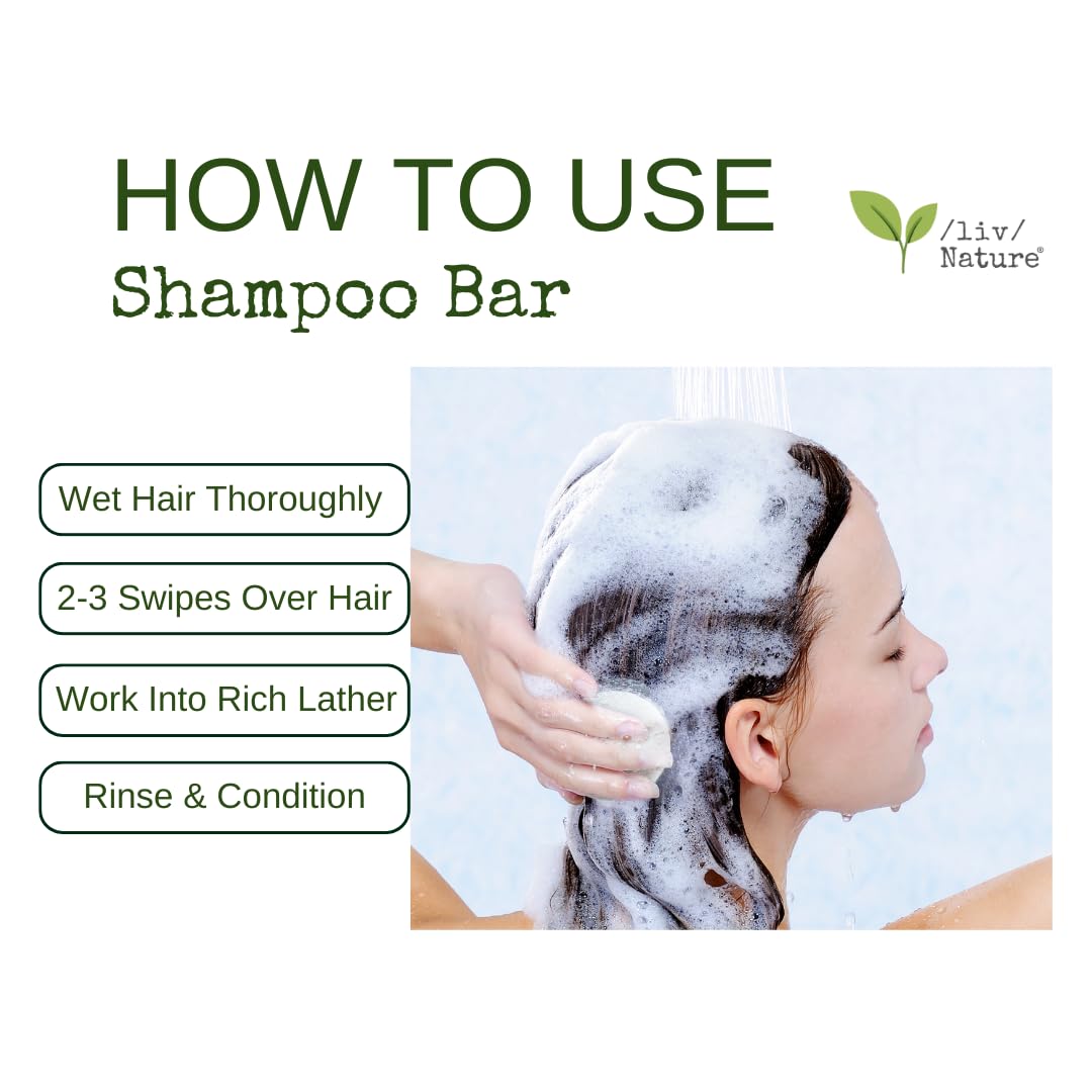 Fragrance Free Shampoo Bar & Rice Shampoo Bar with Lemon and Gardenia Scents | Natural, Non-Toxic, Eco-Friendly Hair Cleansing Bars for Sensitive Scalp | Perfect for Travel, Camping & Zero Waste Lifestyle
