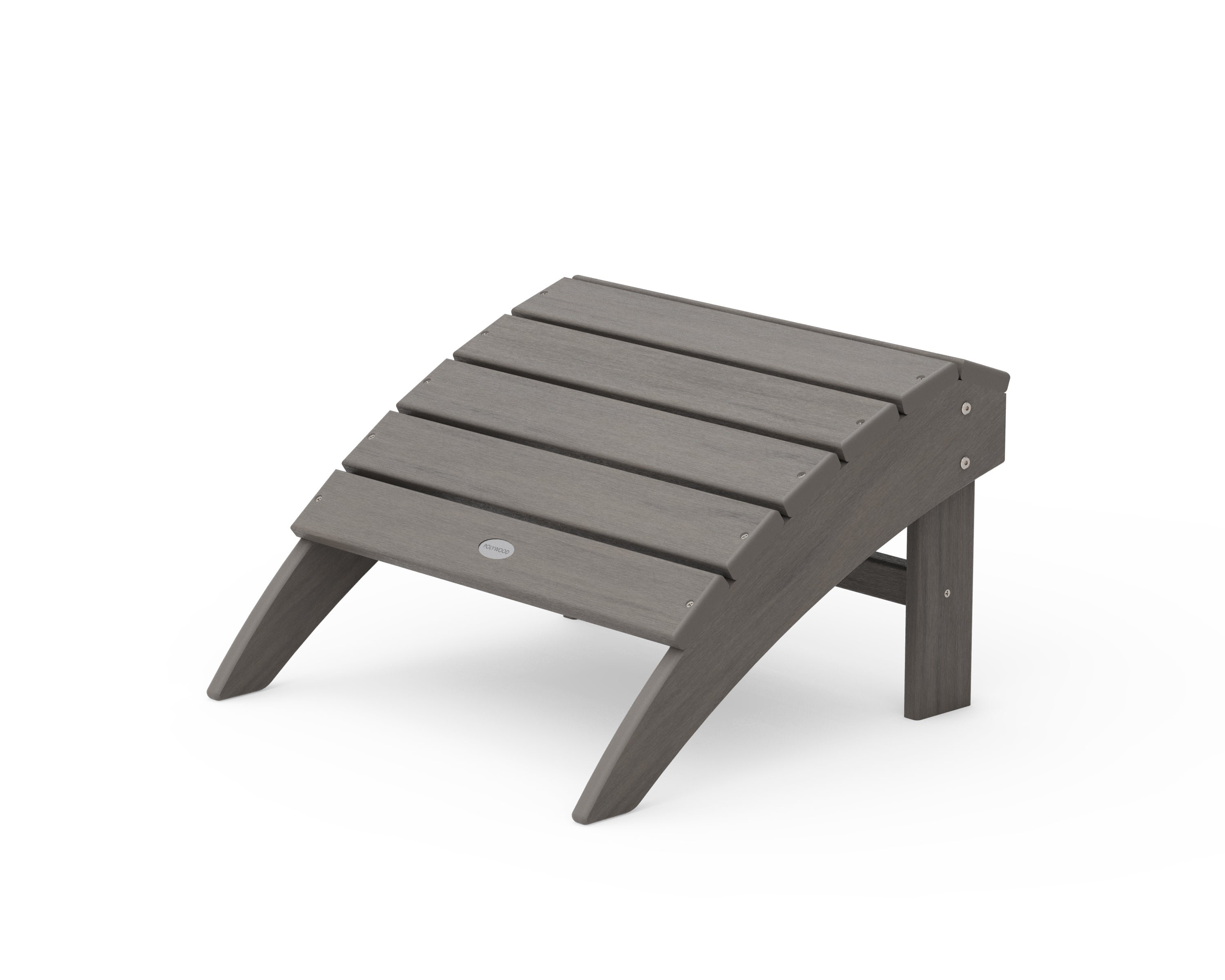 POLYWOOD Vineyard Adirondack Ottoman - Outdoor Patio Furniture, Weather-Resistant, Durable Plastic Wood - Perfect for Garden, Poolside & Backyard Relaxation
