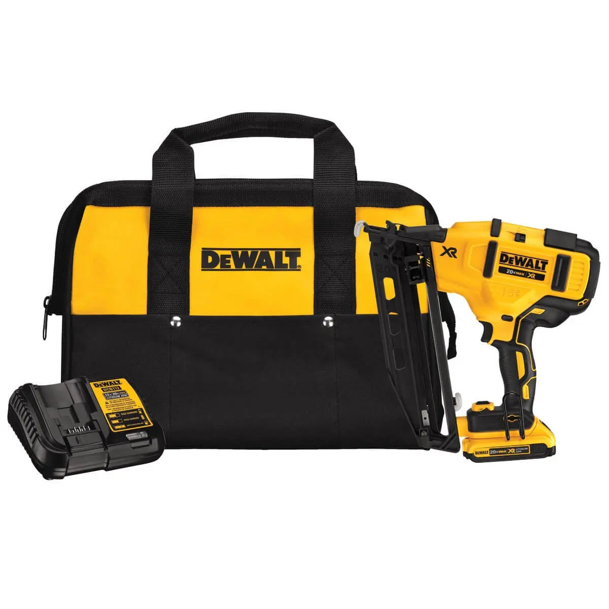 DEWALT DCN660D1 20V MAX Brushless 16-Gauge Finish Nailer Kit - Cordless Brad Nail Gun for Trim, Crown Molding & Woodworking Projects