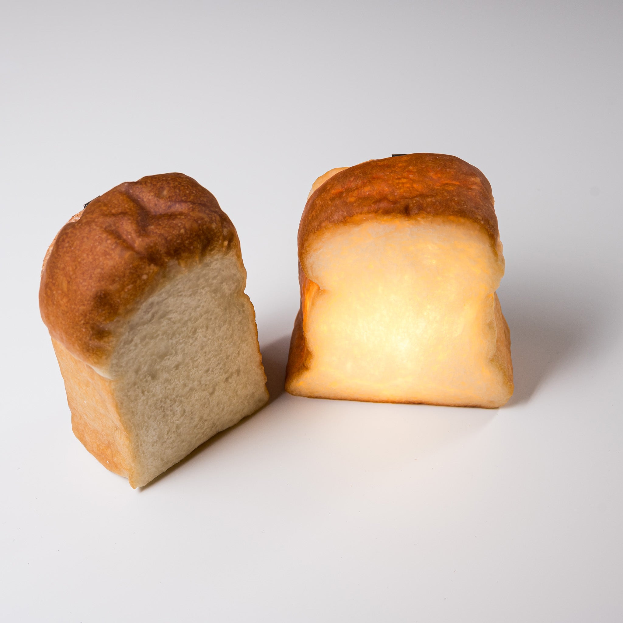 PAMPSHADE Real Bread Lamp - Handmade Toast Night Light by Yukiko Morita | Unique Home Decor for Bedroom, Living Room & Kitchen | Perfect Gift for Food Lovers & Bread Enthusiasts