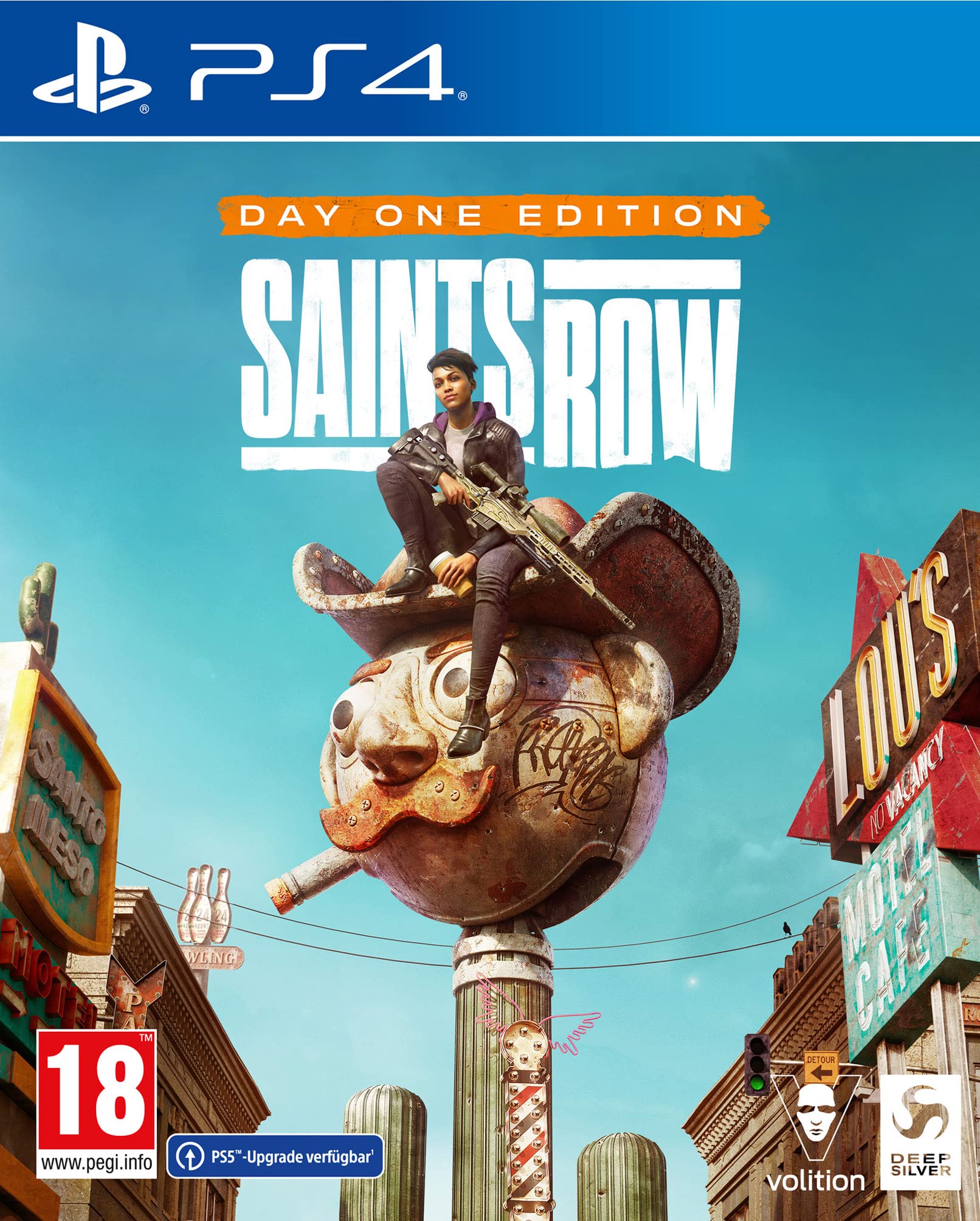 Saints Row Day One Edition for PlayStation 4 - Open World Action Game | AT-PEGI Rated | Perfect for Fans of Crime & Adventure Games | Great for Solo or Multiplayer Gaming Sessions