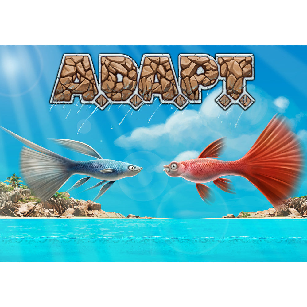 A.D.A.P.T. Polyhedral Dice & Card Strategy Board Game for Teens & Adults | 2-3 Players | Perfect for Game Nights & Family Gatherings | Gate Keeper Games