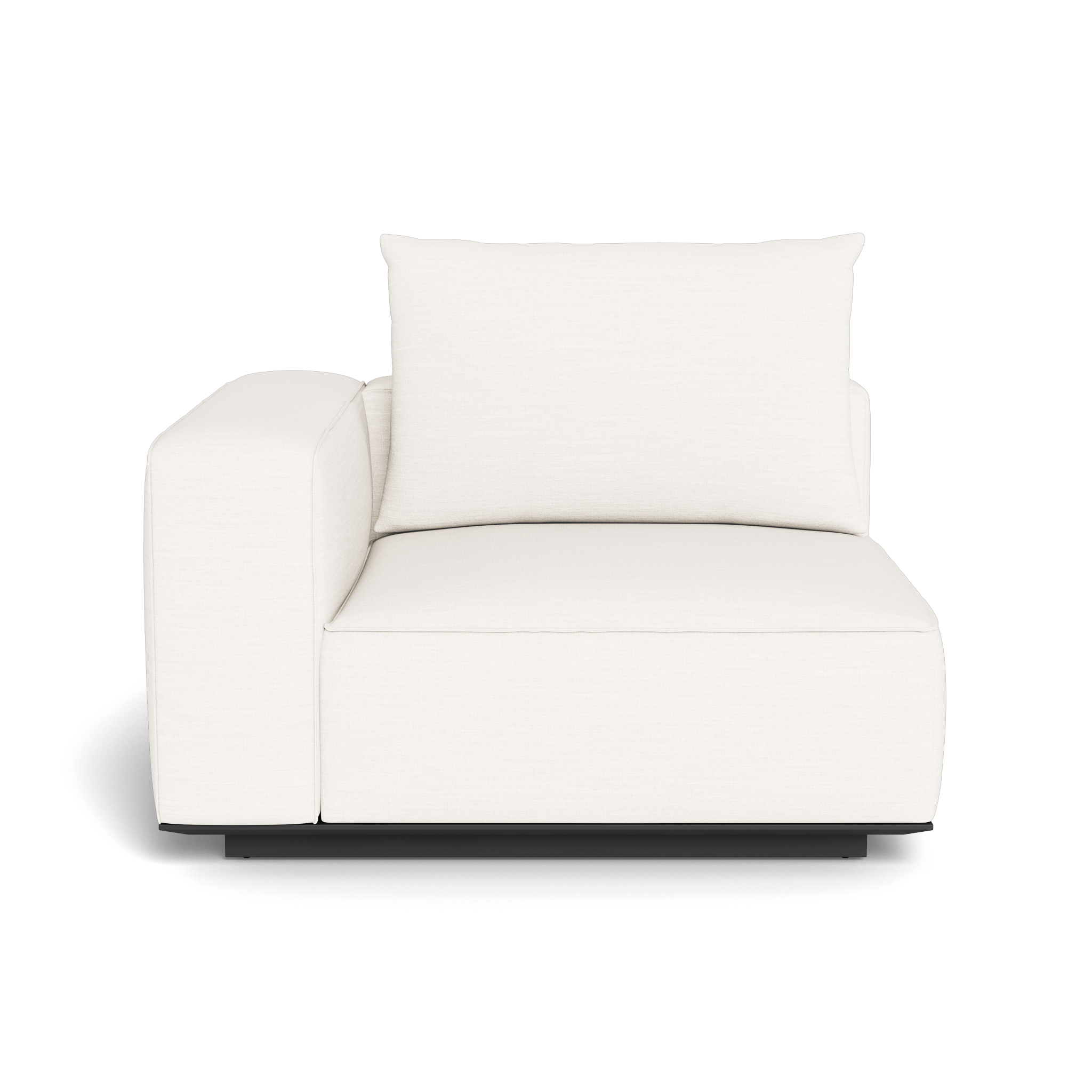 Santorini Outdoor Corner Left Sectional Sofa Set - Waterproof Wicker Patio Furniture for Garden, Poolside, Backyard & Balcony - Comfortable All-Weather Lounge Seating