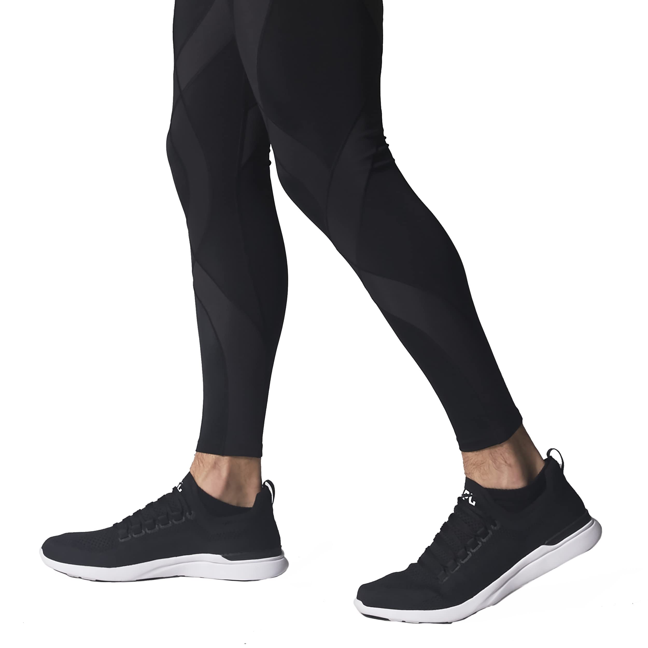 CW-X Men's Endurance Generator Compression Tights - Joint & Muscle Support Running Pants for Marathon, Training & Workouts - High Performance Athletic Wear for Runners & Fitness Enthusiasts