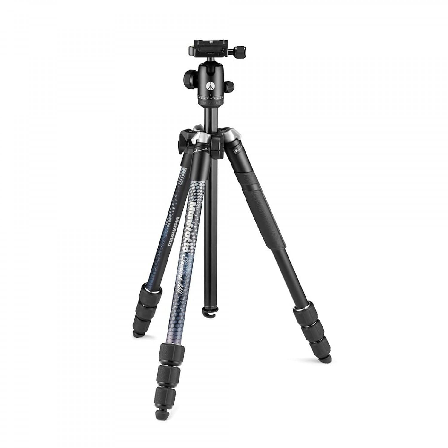 Manfrotto Element MII Aluminum Travel Tripod with Ball Head & Bluetooth - Compact & Lightweight for Smartphones, DSLR, Mirrorless Cameras - Perfect for Photography, Vlogging, Content Creation & Outdoor Adventures