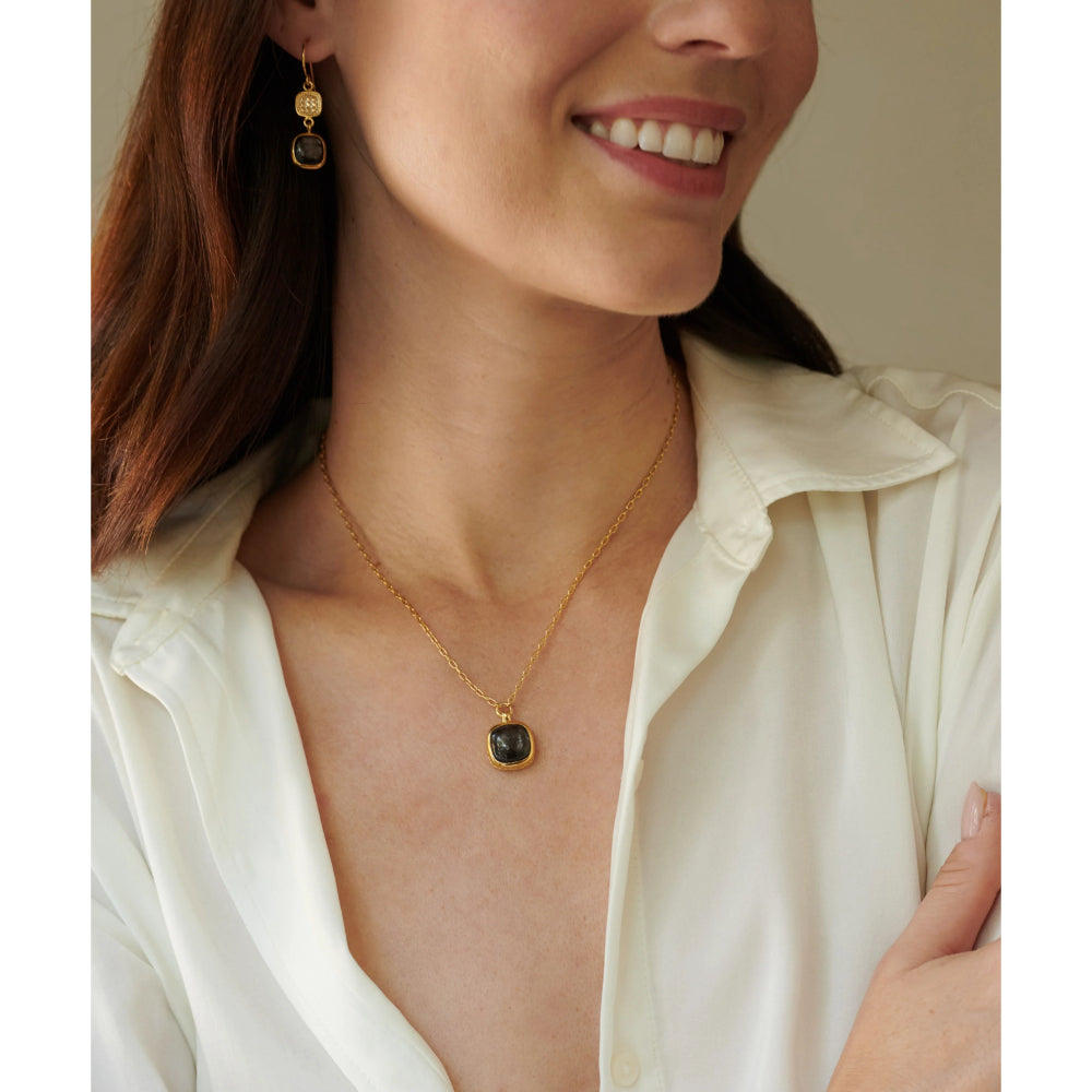 Anna Beck Hypersthene Cushion Pendant Necklace - Elegant Gemstone Jewelry for Women | Perfect for Everyday Wear, Date Nights & Special Occasions