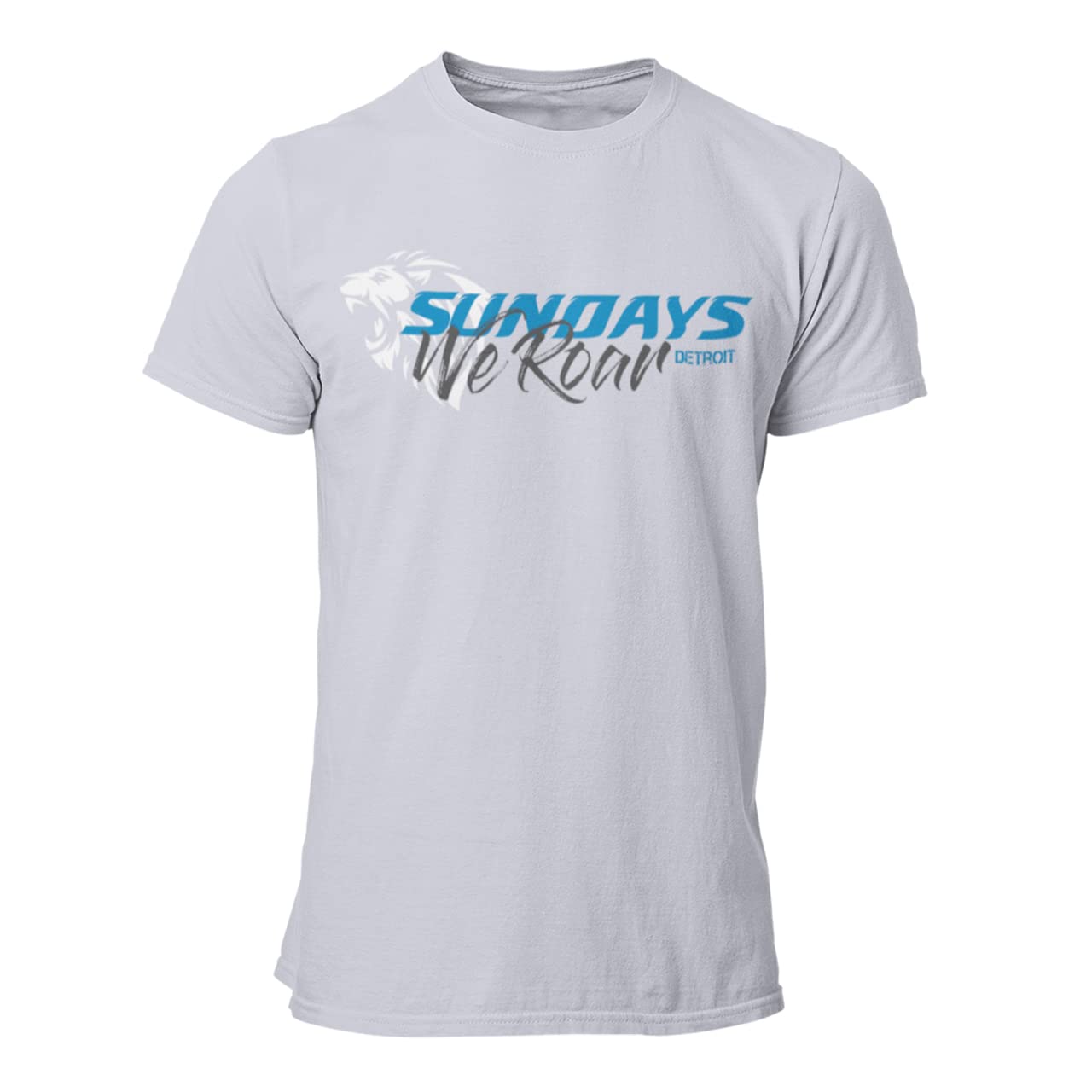 Detroit City Football Fan T-Shirt - Sundays We Roar - Classic Dri-Power Unisex Tee for Men & Women | Perfect for Game Day, Tailgating & Showing Team Spirit