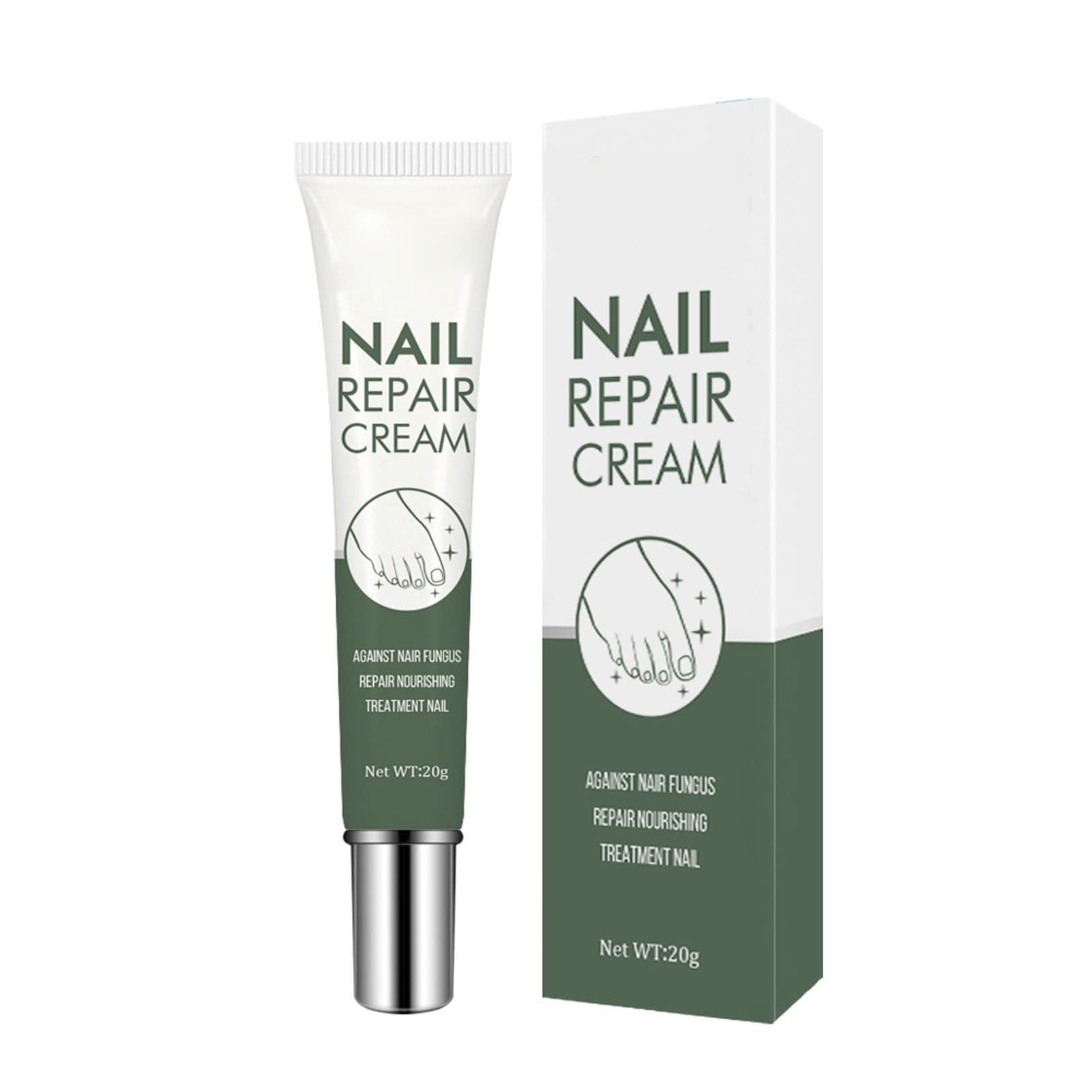 0.7oz Professional Antifungal Nail Cream - Moisturizing Toenail & Fingernail Treatment for Onychomycosis, Nail Repair & Restoration - Ideal for Athletes, Swimmers & Salon Professionals