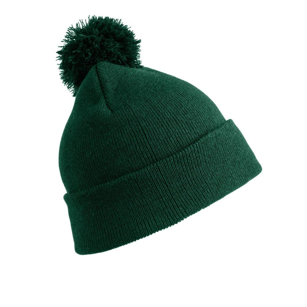 Women's Winter Pom Pom Beanie Hat - Soft Knit Warm Fleece Lined Beanie for Cold Weather - Cozy Fashion Accessory for Outdoor Activities, Skiing, and Daily Winter Wear