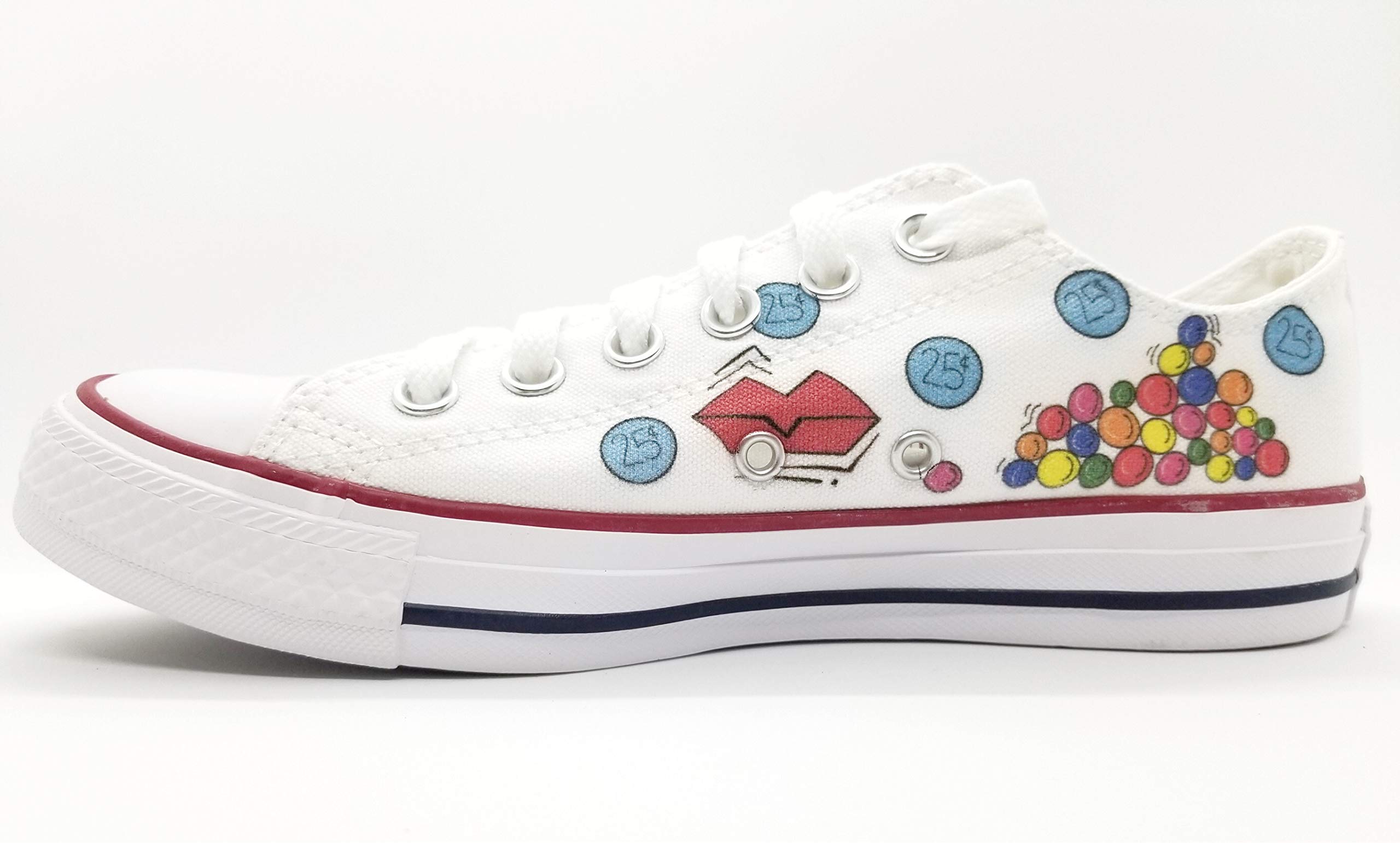 Women's White Low Top Sneakers - Fashionable Casual Shoes for Walking, Running & Everyday Wear | Comfortable & Stylish Design for Women