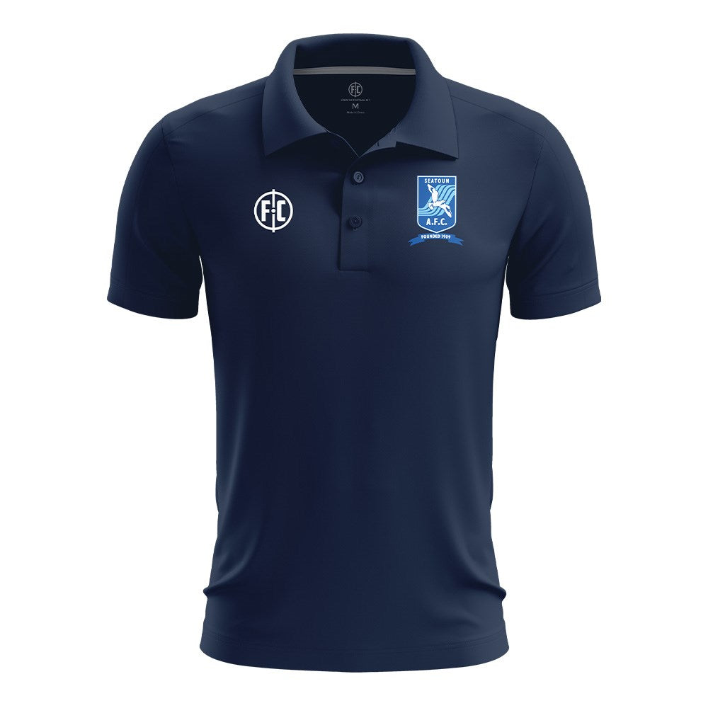 Seatoun AFC Club Polo Shirt - Men's Breathable Sports Jersey for Soccer, Rugby & Casual Wear - Perfect for Training, Matches & Fan Support