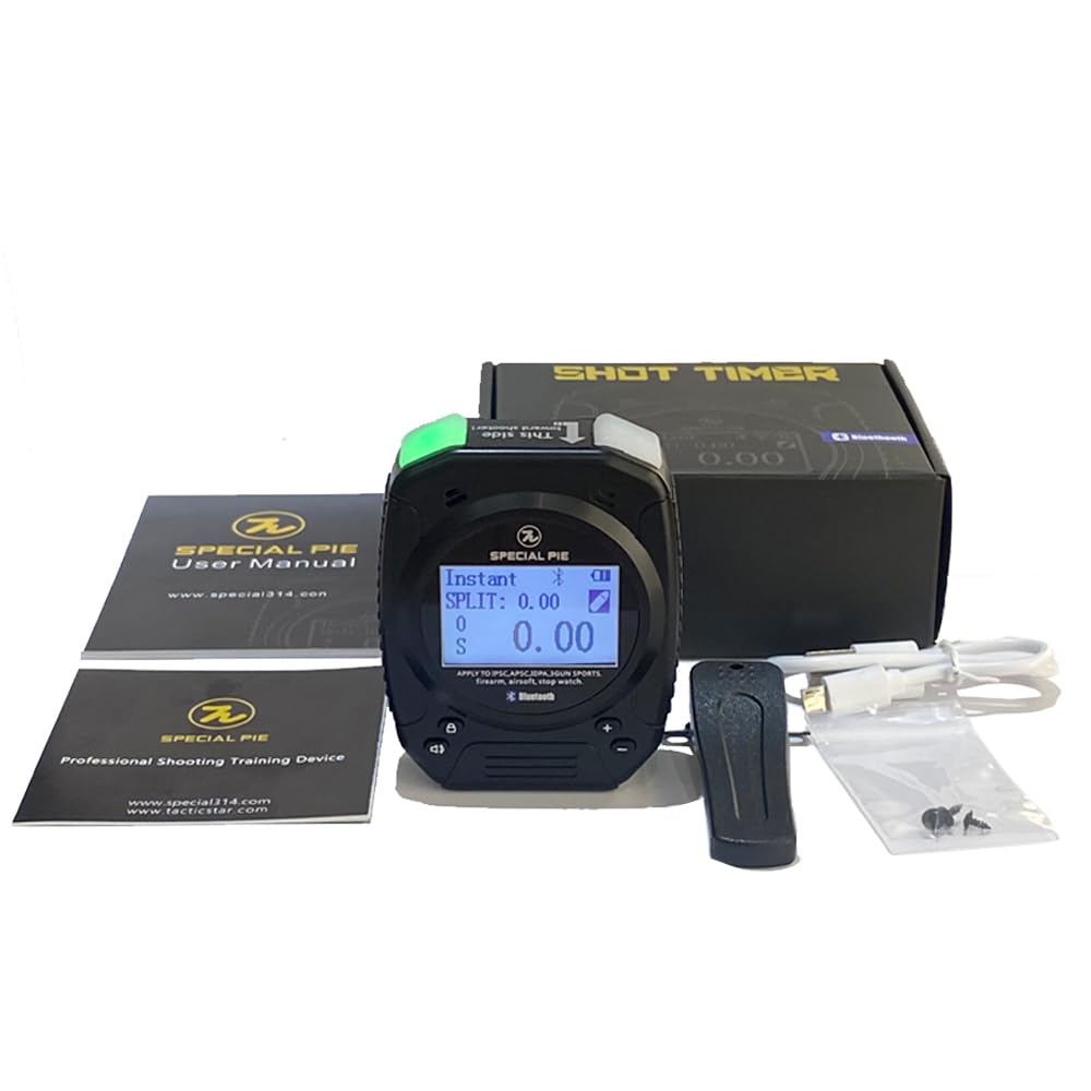 Professional Competition Shot Timer for Shooting Sports - USPSA, IPSC, IDPA, CAS, PRS, 3GUN & Steel Challenge | Precision Range Timer for Training & Practice | Perfect for Target Practice, Competition Prep & Firearm Drills