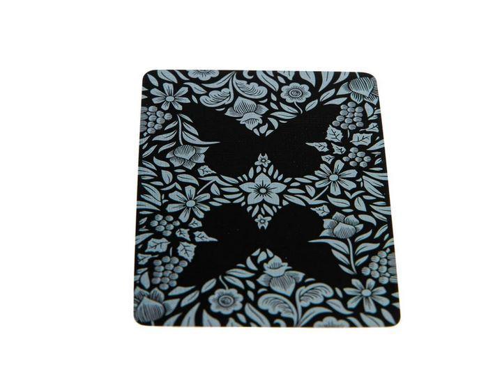 Premium Butterfly Playing Cards - Black & Silver Unmarked Deck for Magic Tricks, Poker & Cardistry | Ideal for Professional Magicians & Card Game Enthusiasts