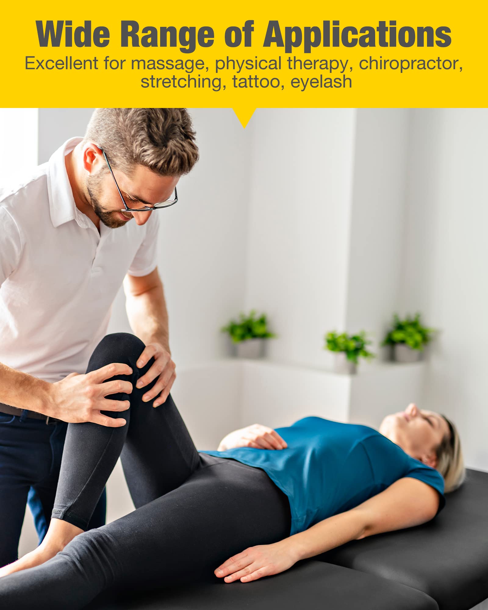 Professional Portable Massage Table - Adjustable Height 84