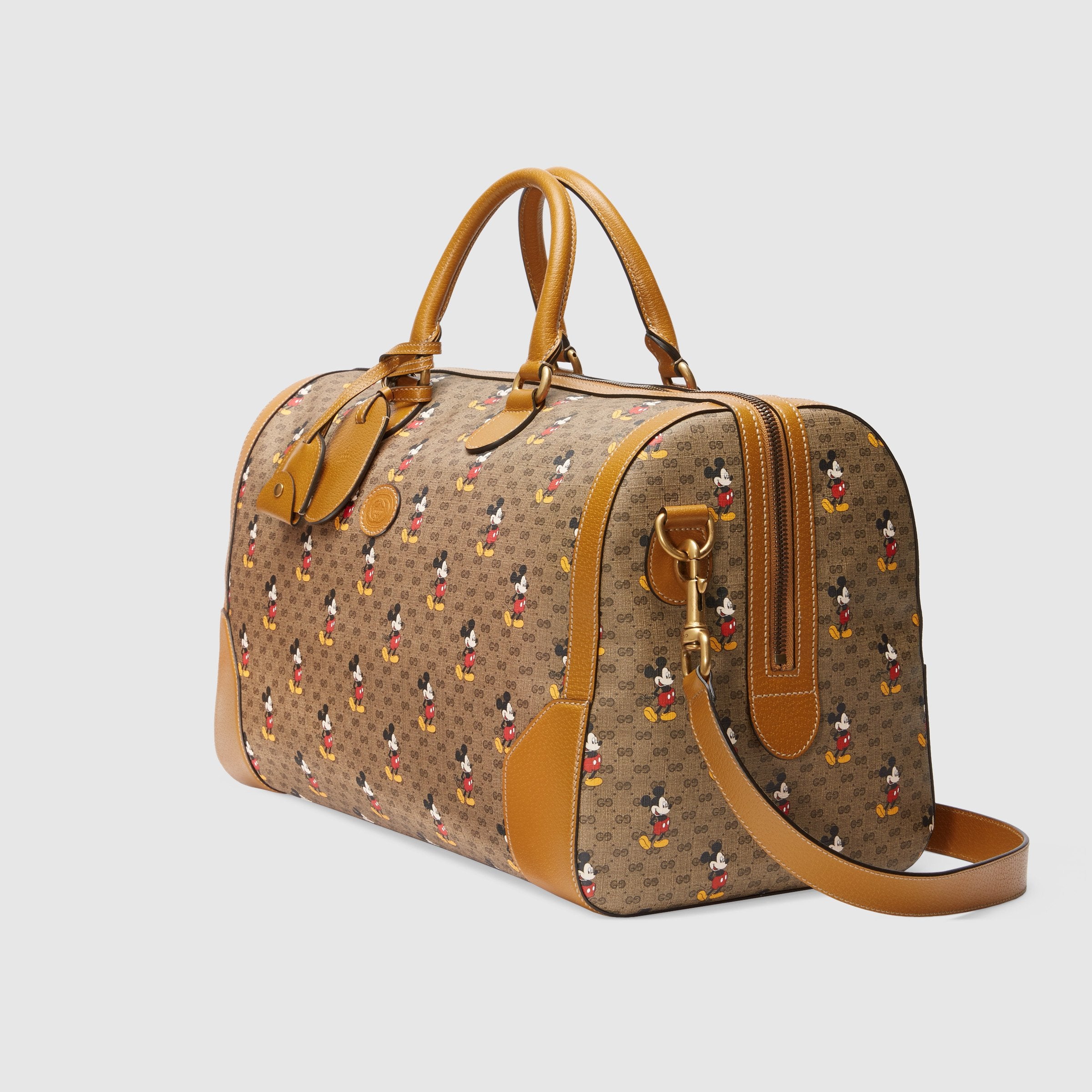 Gucci Disney x Gucci Medium Travel Duffle Bag for Women & Men - Perfect for Weekend Getaways, Gym & Airplane Carry-On Luggage