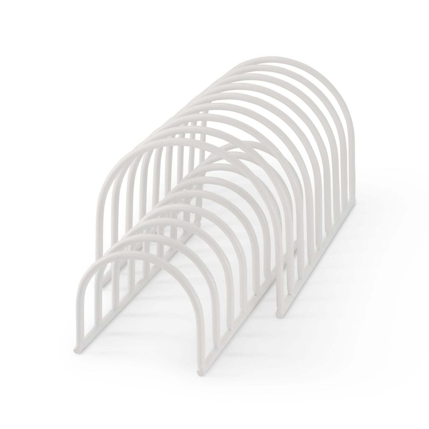 Premium White Dish Drainer Set of 2 - Space Saving Kitchen Organizer for Countertop Drying Rack - Perfect for Small Apartments & Compact Kitchens