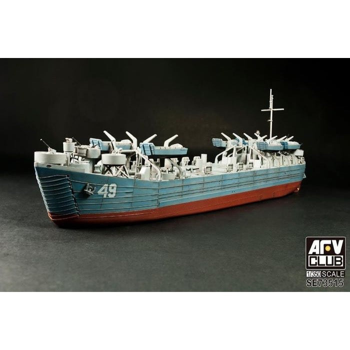 AFV SE73515 1/350 Scale US Navy Type 2 LSTS LST-1 Class Model Kit - Perfect for Military Collectors & WWII Ship Enthusiasts