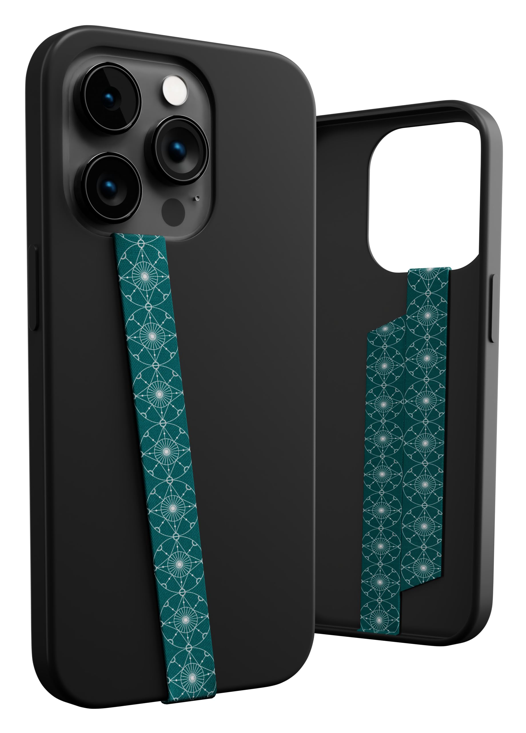 Secure Phone Loops - Non-Elastic Phone Grip Strap Holder for Hands | Small Lightweight Discreet Finger Phone Holder | Perfect for Gym, Running, Commuting & Everyday Use