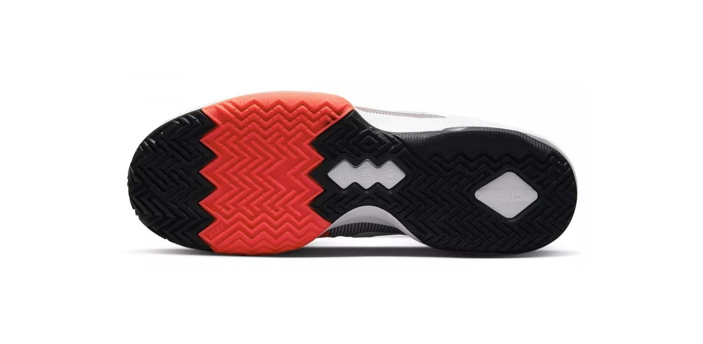 Nike Unisex Air Max Impact 4 Basketball Shoes - Breathable Mesh Upper, Lace-Up Design - Black/Red Size 12 - Perfect for Court Performance & Casual Streetwear