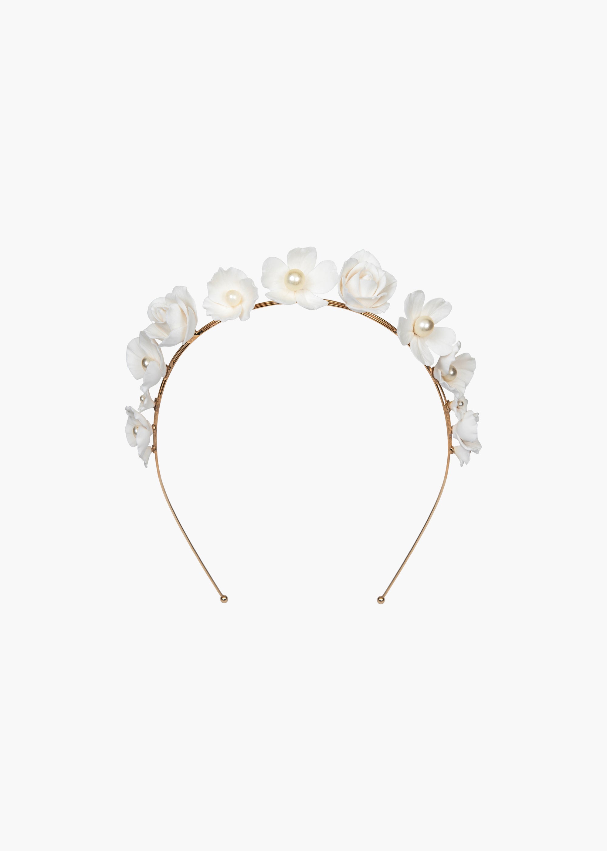 Karissa Headband for Women - Soft & Stretchy Cream Hair Band - Perfect for Workouts, Yoga, and Everyday Wear