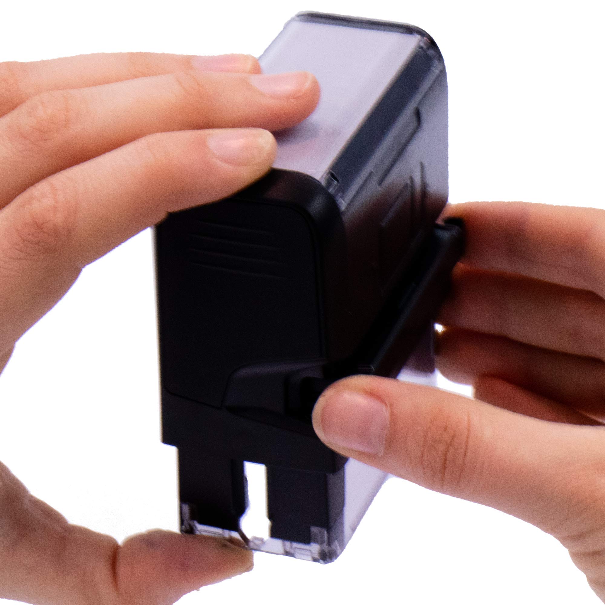 Rhode Island Personalized Rectangular Self-Inking Notary Stamp - Custom State Notary Seal | Meets RI Government Requirements | Perfect for Legal Documents, Contracts & Notarizations