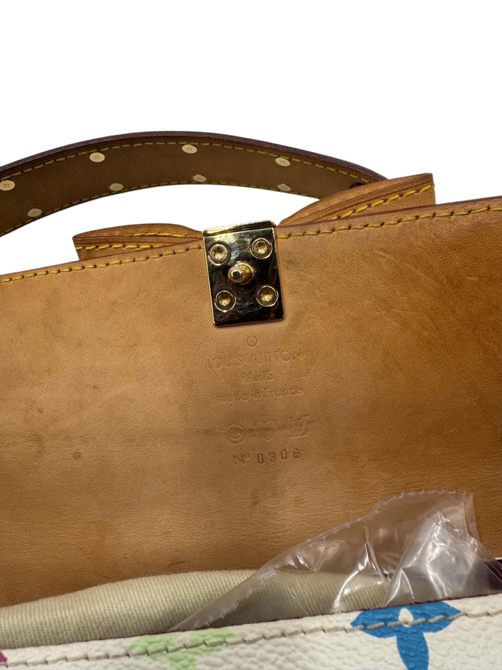 Authentic Louis Vuitton Takashi Murakami Eye Love You Monogram Rare Shoulder Bag - Perfect for Luxury Collectors & Fashion Events