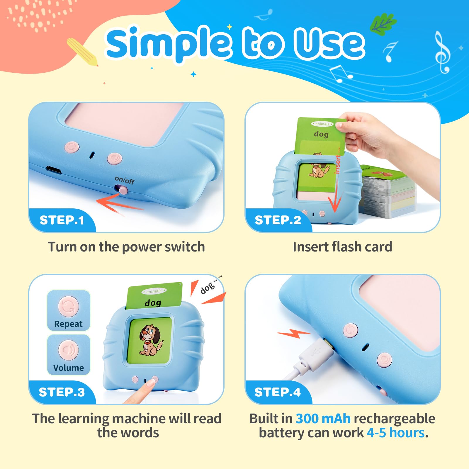 Bilingual Spanish English Flash Cards for Kids - ABC, Numbers, Colors, Shapes | Educational Learning Toys for Toddlers Ages 2+ | Preschool & Kindergarten Classroom Activities, Homeschooling, Travel Games