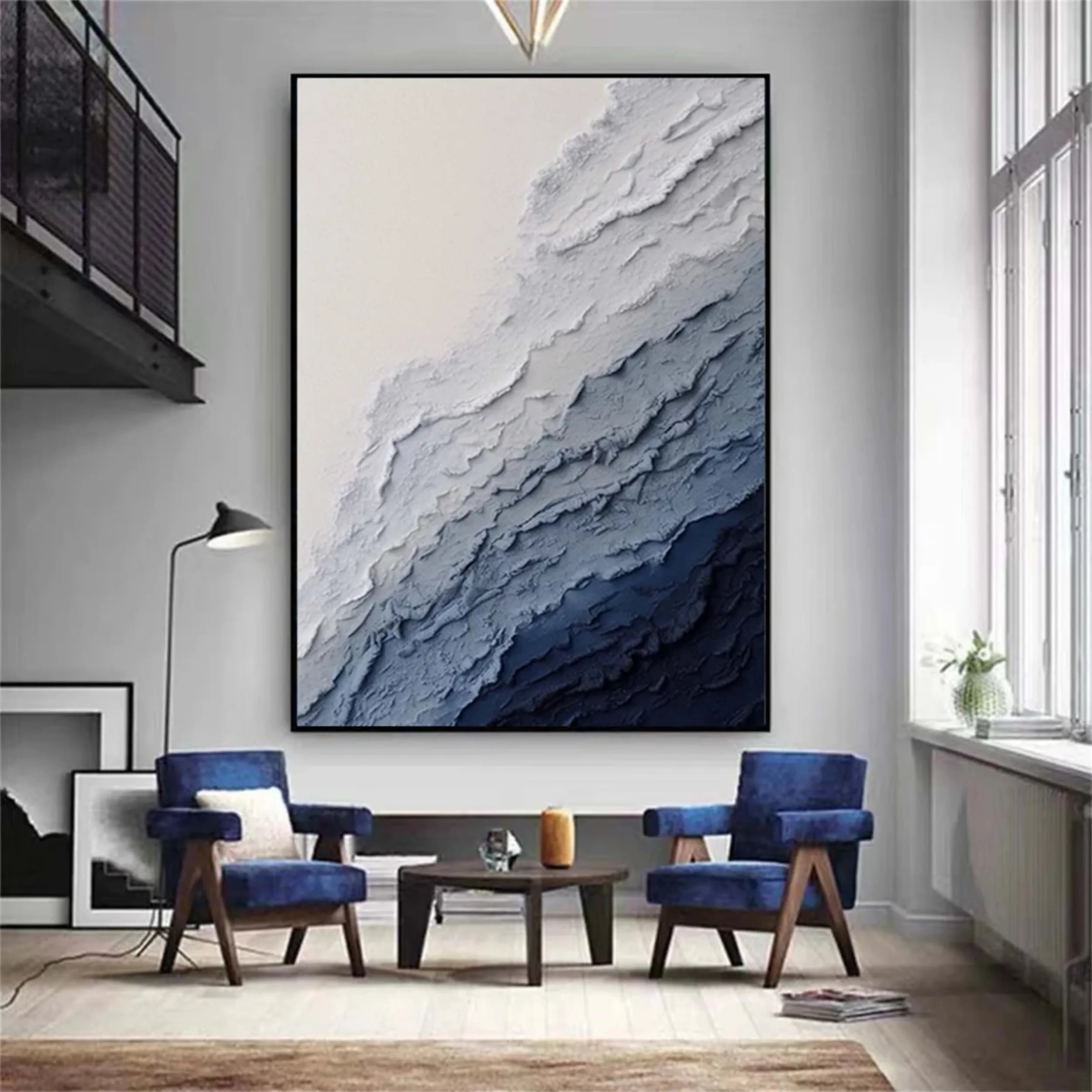 Ocean and Sky Painting #OS118 - Beautiful Coastal Wall Art for Living Room, Bedroom & Office Decor