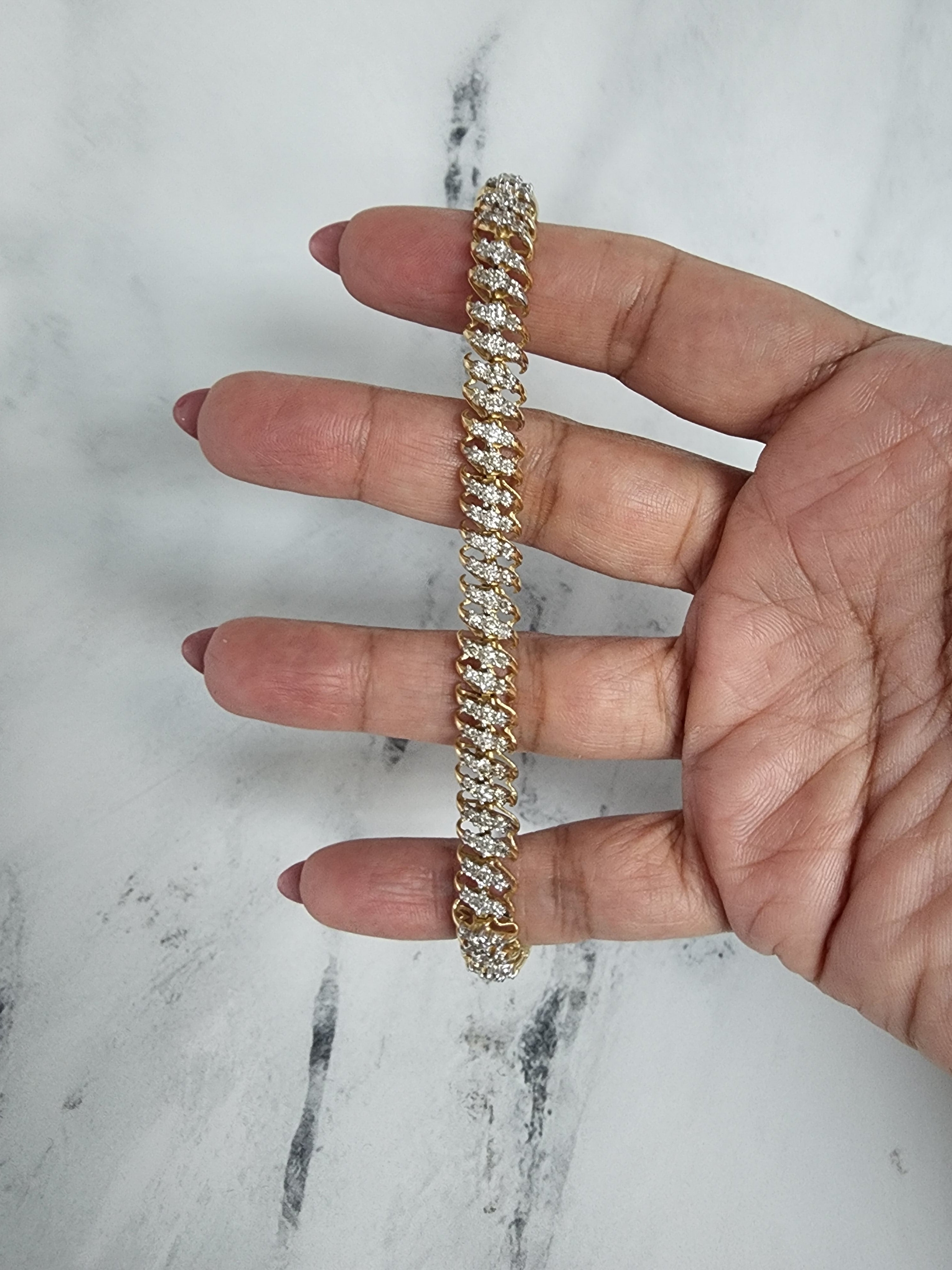 5 Carat Diamond Tennis Bracelet for Women - 14K White Gold Classic Elegant Jewelry Gift for Anniversary, Wedding & Special Occasions