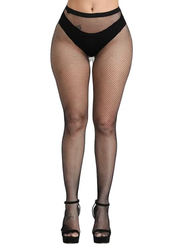 Black Fishnet Stockings-small Grid