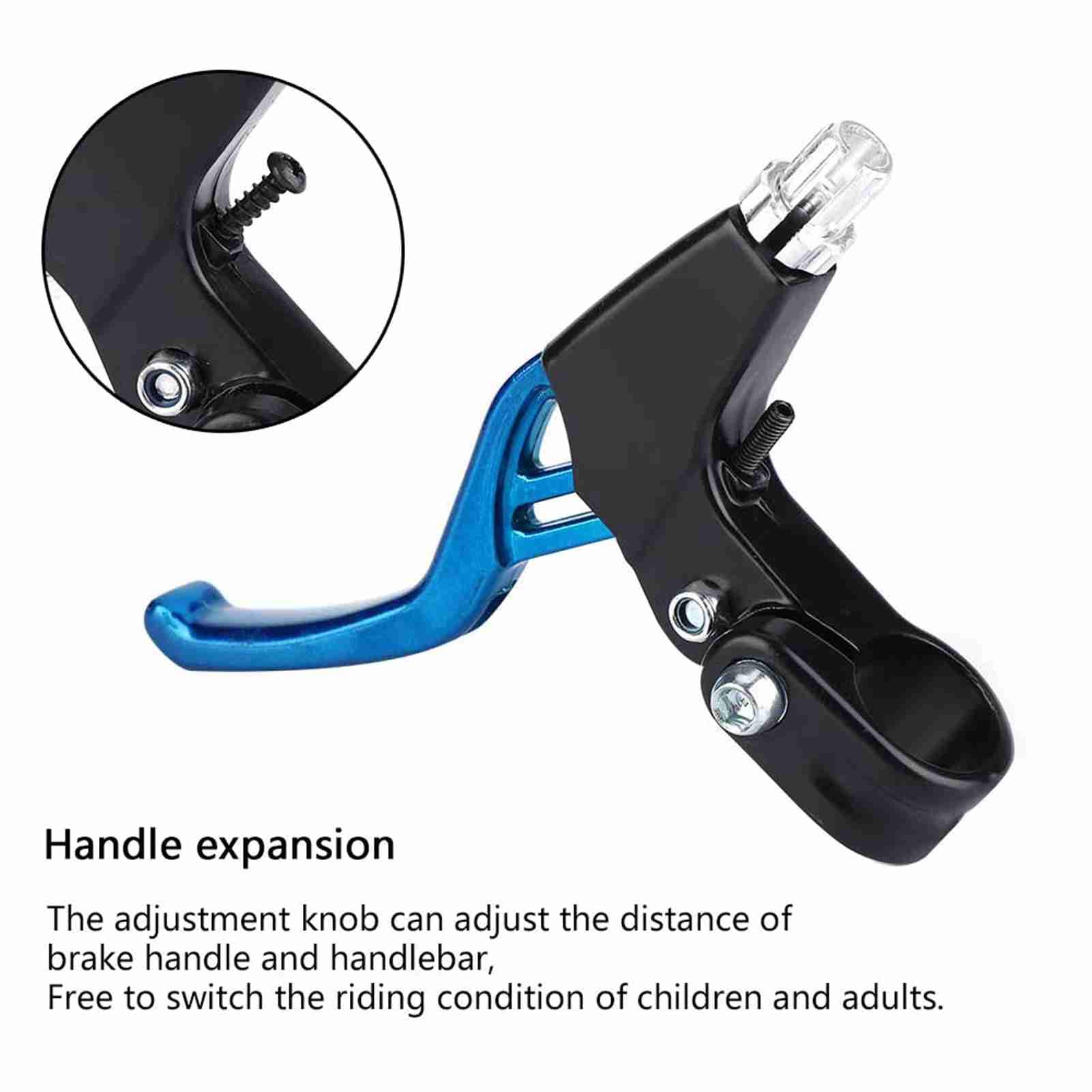 **Mountain Bike Brake Lever - V-Brake Handlebar Brake for Road & MTB Bikes - High Performance Blue Brake Lever for Cycling Safety (Ideal for Commuting, Trail Riding & Urban Cycling)**