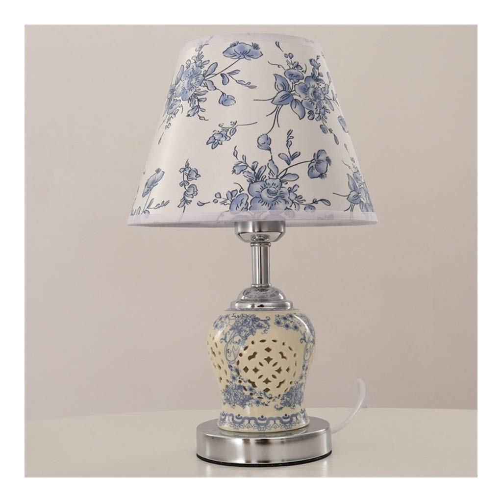 Nordic Ceramic Table Lamp with Fabric Lampshade - Cute Princess Cartoon Design for Kids Room, Bedside, Living Room & Reading Light - Perfect for Bedtime Stories, Nursery Decor & Cozy Ambiance