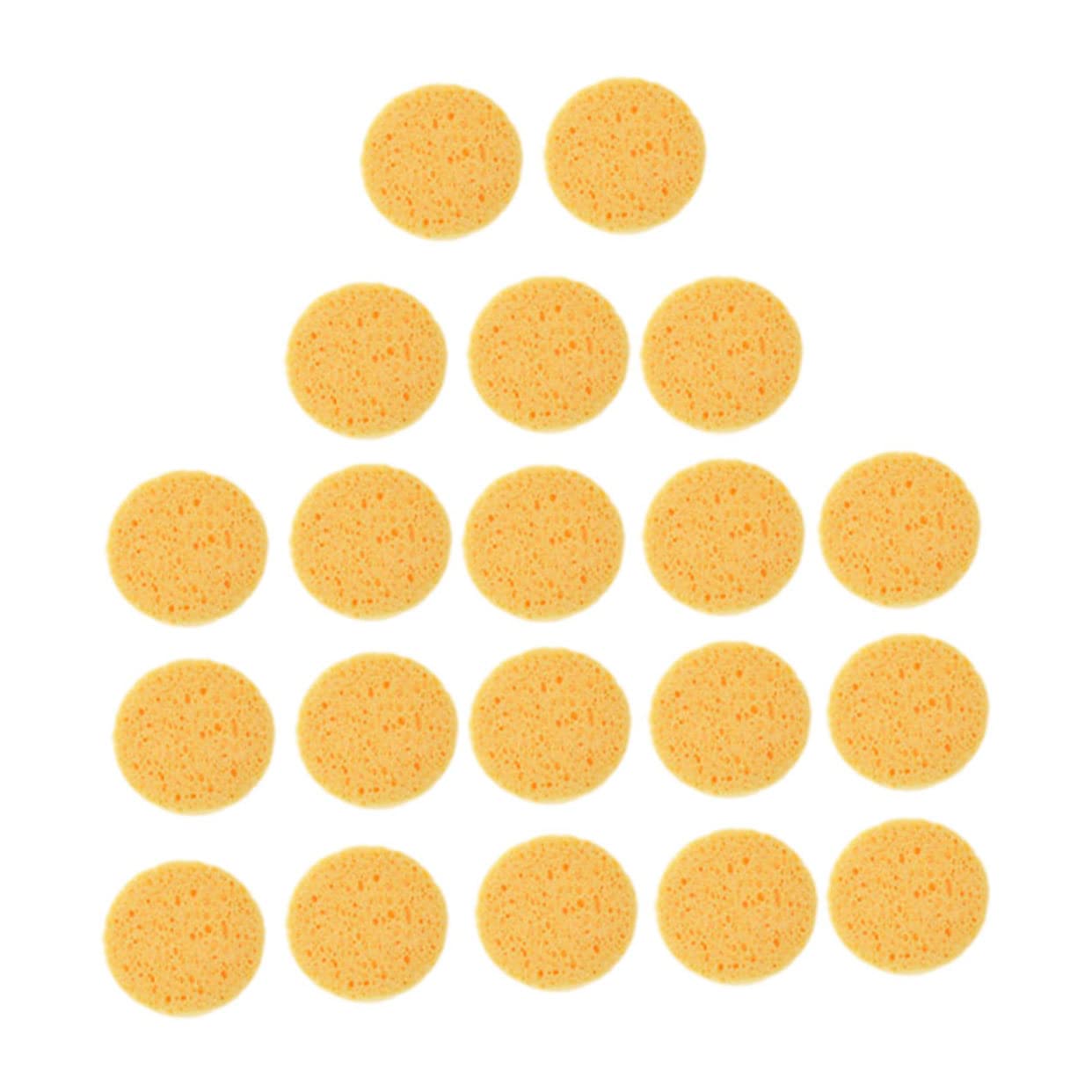 FOMIYES 100pcs Makeup Puff - Soft Face Cleaning Pads for Salon & Home Use