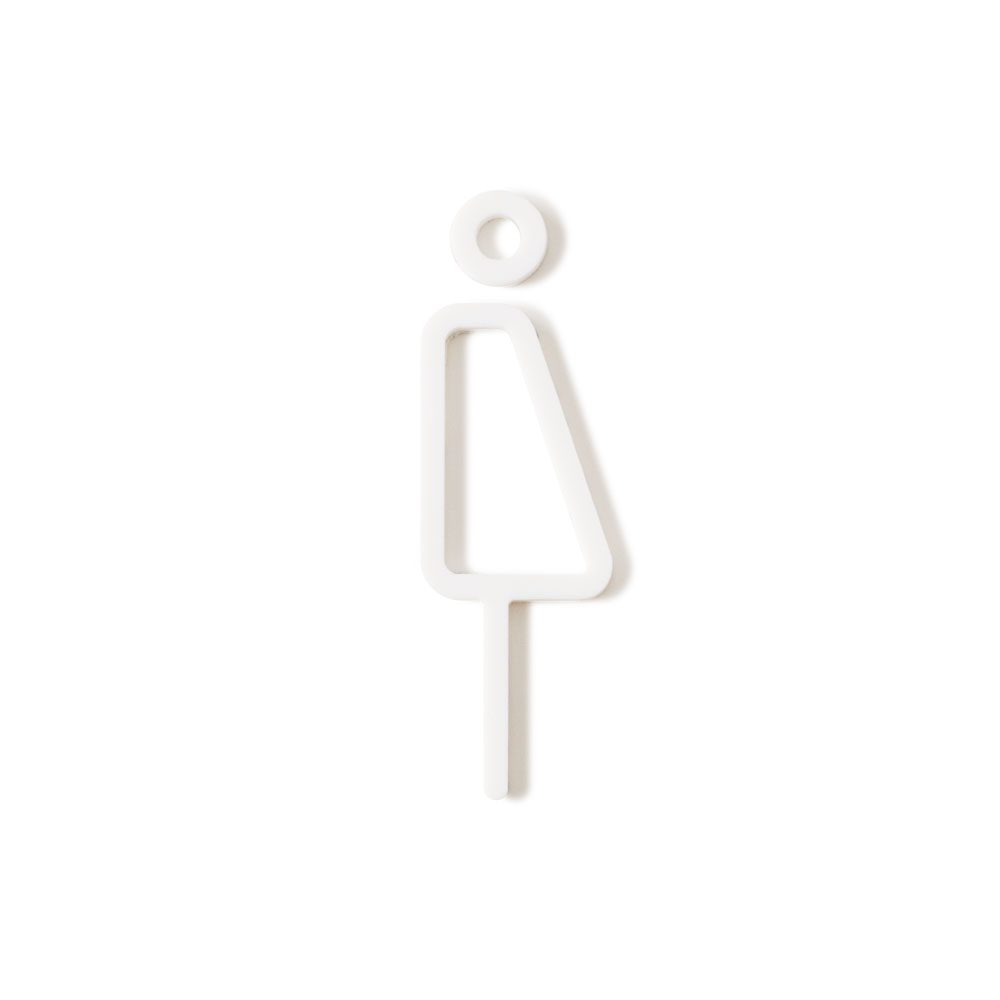 MOHEIM Unisex Restroom Sign - ADA Compliant Bathroom Signage for Public Spaces - White Plastic Sign with Black Text - Perfect for Offices, Schools, and Commercial Buildings
