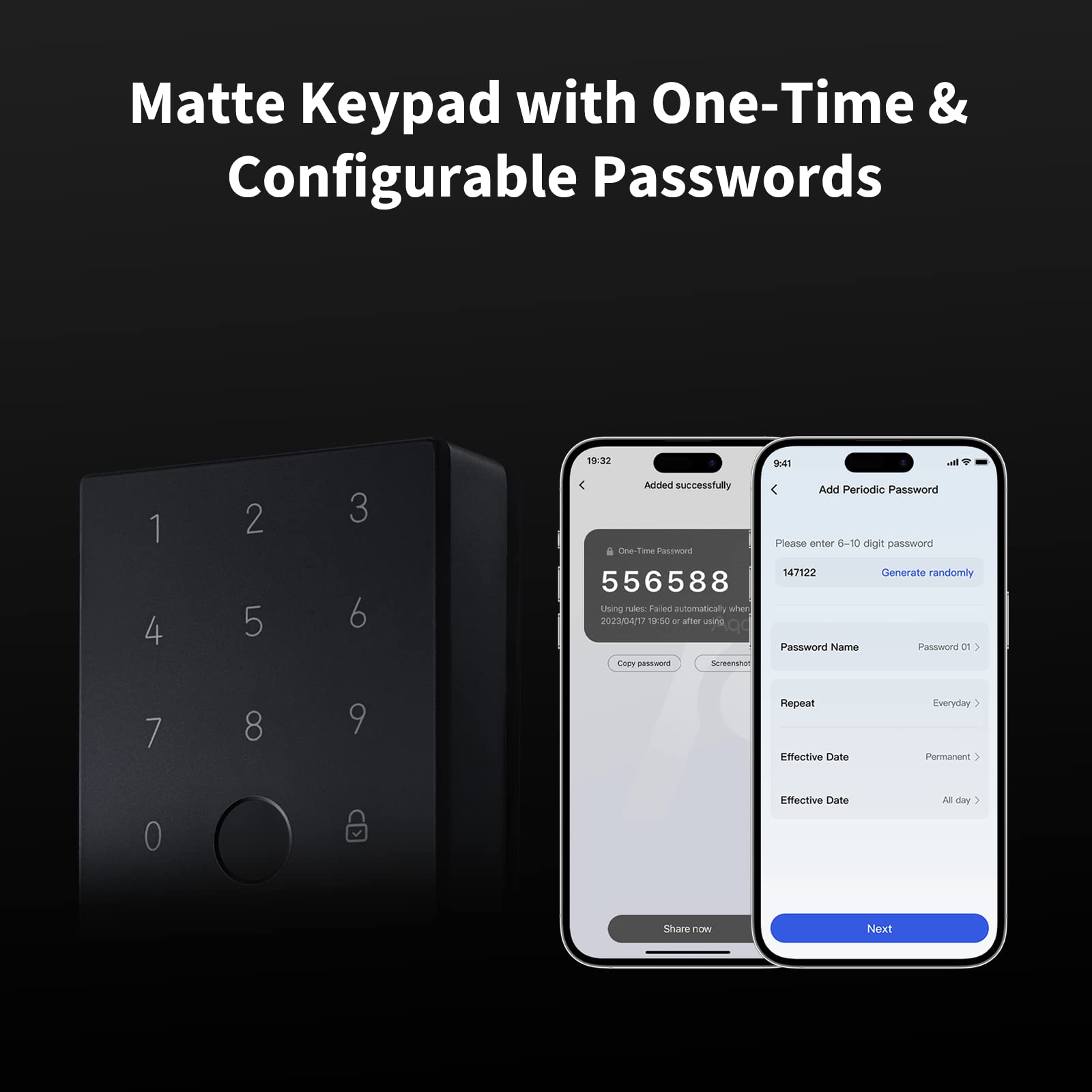 Aqara Smart Lock U100 - Fingerprint & Keyless Entry Door Lock with Apple Home Key, Touchscreen Keypad, Smart Electronic Deadbolt | IP65 Weatherproof | Works with Apple HomeKit, Alexa, Google Assistant & IFTTT | Silver | Secure Your Smart Home with Keyless Convenience