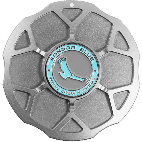 Kondor Blue Aluminum Body Cap for Nikon Z Mount Cameras - Durable Space Gray Lens Protection Cover | Perfect for Travel, Storage & Camera Maintenance