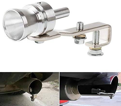 Universal Aluminum Car Turbo Whistle - Turbo Sound Muffler for Exhaust Pipe - Perfect for Car Enthusiasts & Pranksters - Great for Racing, Car Shows & Funny Pranks