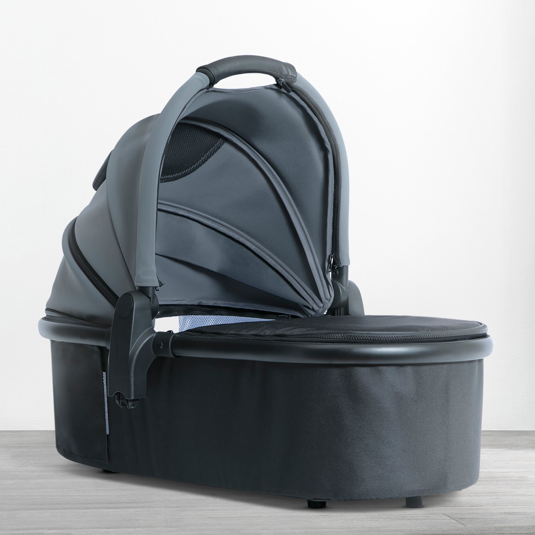 Revolve Bassinet for Newborns - 360° Rotating Baby Crib with Breathable Mesh, Adjustable Height for Safe Infant Sleep - Perfect for Nursery, Bedroom & Travel