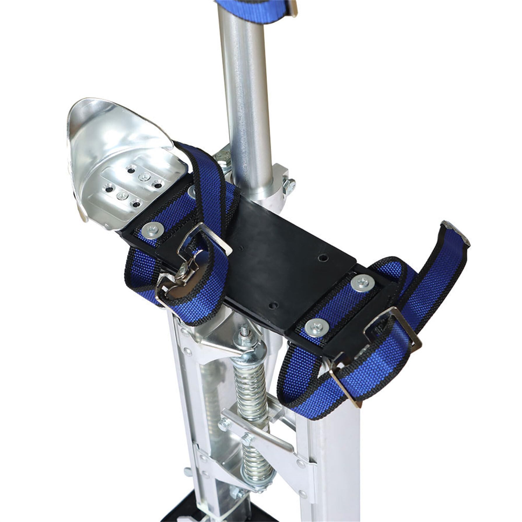 Adjustable 15-23 Inch Aluminum Drywall Stilts for Construction, Painting & High Place Cleaning - Silver (Ideal for Professionals, DIY Home Renovation & Ceiling Maintenance)