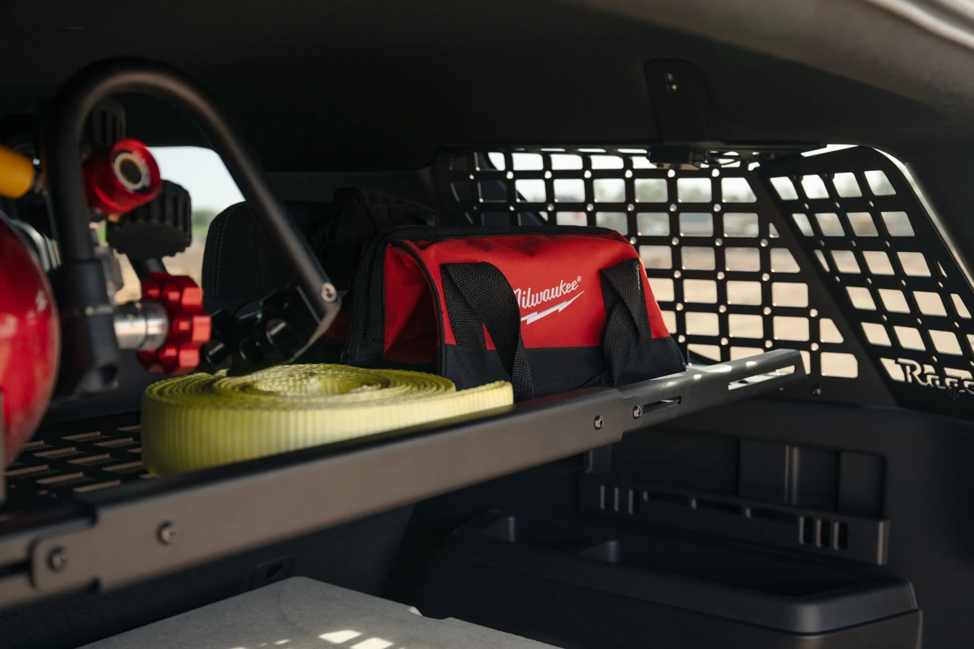 Rago Fabrication MOLLE Panel Storage Shelf for 2025+ Toyota 4Runner - Heavy Duty Vehicle Organizer for Off-Road Gear & Camping Equipment