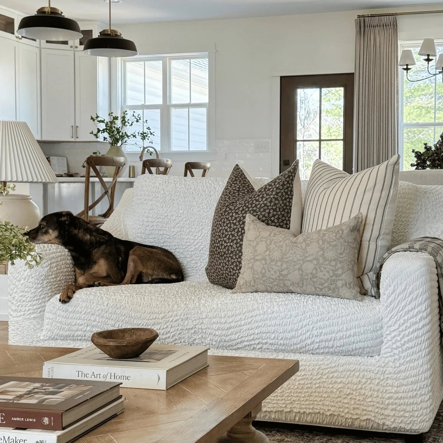 2 Seater Loveseat Slipcover - Soft Microfiber Fabric - Perfect for Living Room, Bedroom & Home Decor