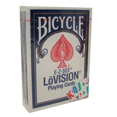 Low-Vision Special Playing Cards for Seniors & Visually Impaired - 2 Decks of Large Print Cards - Perfect for Family Game Nights & Memory Care Activities