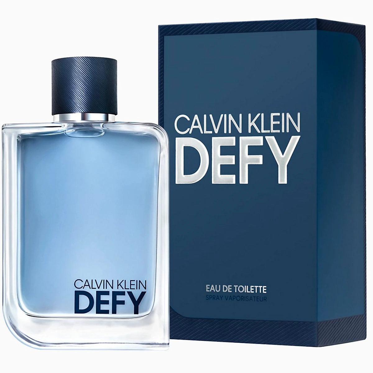 Calvin Klein Defy Men's Eau de Toilette Spray 3.4 oz - Fresh Woody Fragrance for Day & Night Wear, Office & Date Night