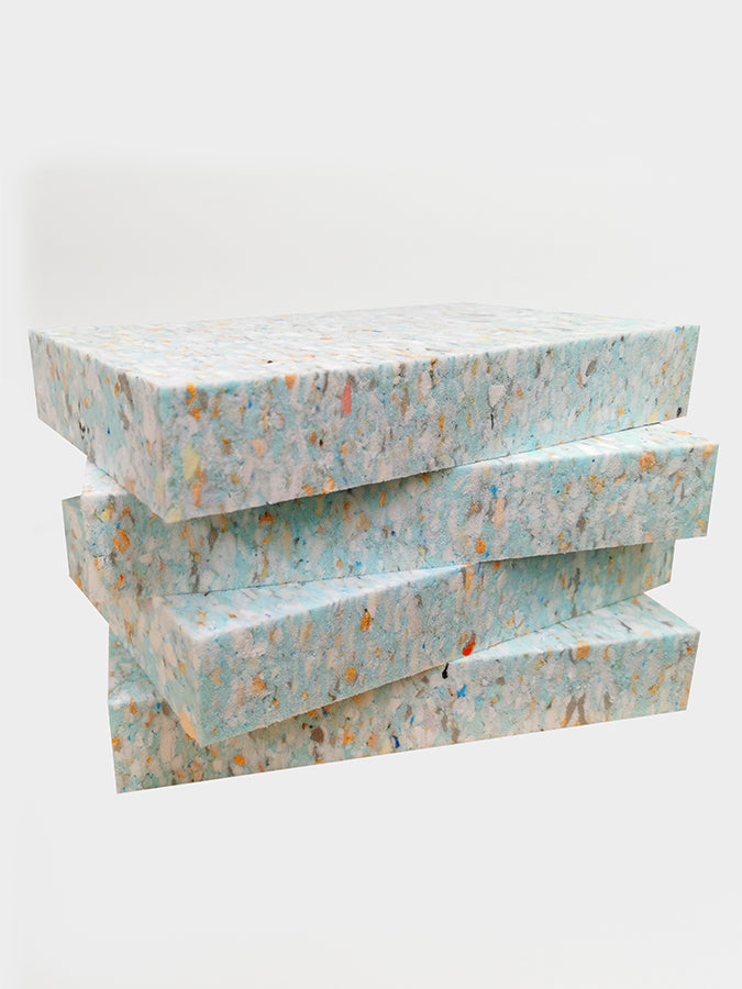 Eco-Friendly Recycled Chip Foam Yoga Blocks (4 Pack) - Non-Slip Support for Yoga, Pilates, Meditation & Home Workouts - Ideal for Beginners & Advanced Practitioners