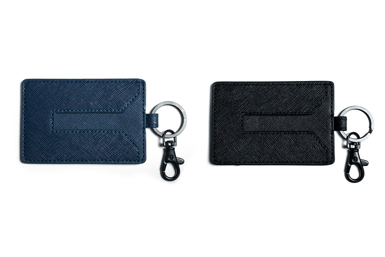 Tesla Key Card Holder Set of 2 - Compatible with Model 3, Y, S & X (Blue & Black) - Valet Parking & Daily Use Accessory for Tesla Owners