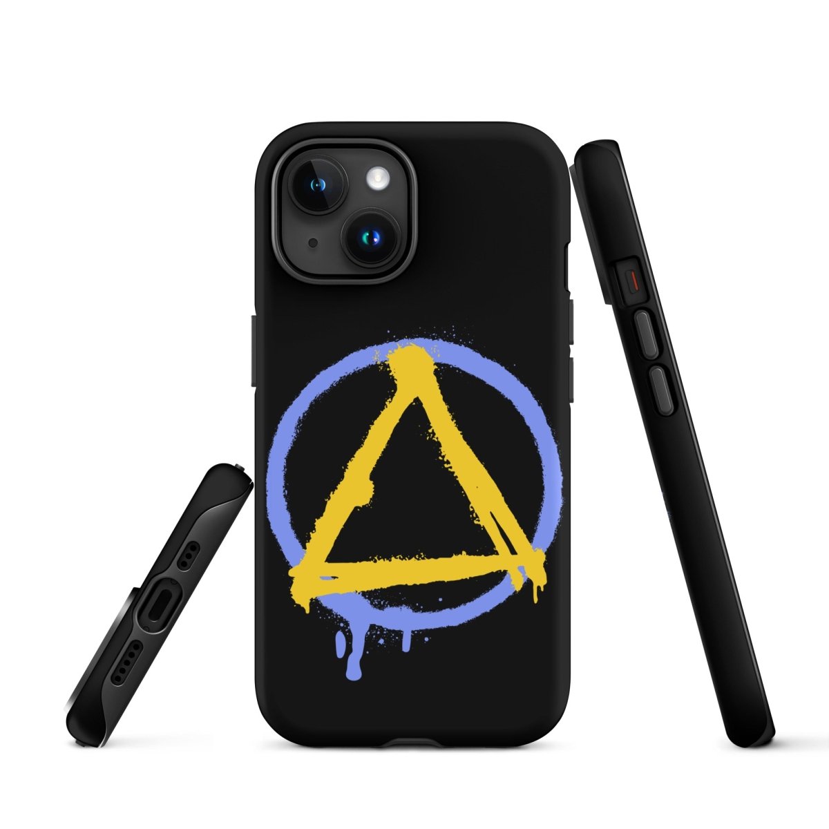 Sober Symbol Durable Shockproof iPhone Case - Protective Cover for iPhone 14/13/12/11 Pro Max XR XS - Slim Fit Anti-Scratch Phone Case for Everyday Use & Outdoor Activities