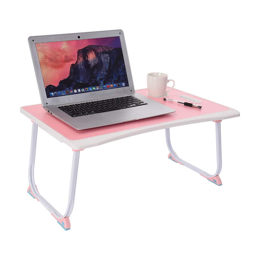 FABFEGU Foldable Laptop Desk with Hutch - Portable Multifunctional Computer Workstation for Home, Office, and Bed Use