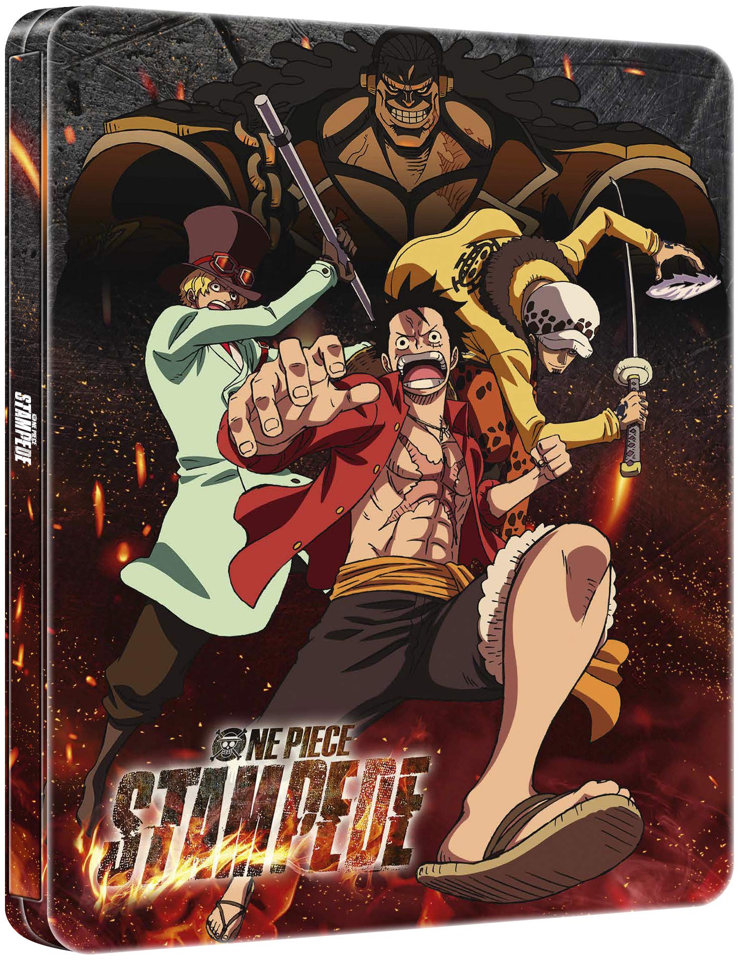 One Piece Stampede Limited Edition DVD Blu-ray Combo Steelbook - Anime Movie for Collectors & Fans | Perfect for Home Entertainment & Gift Giving