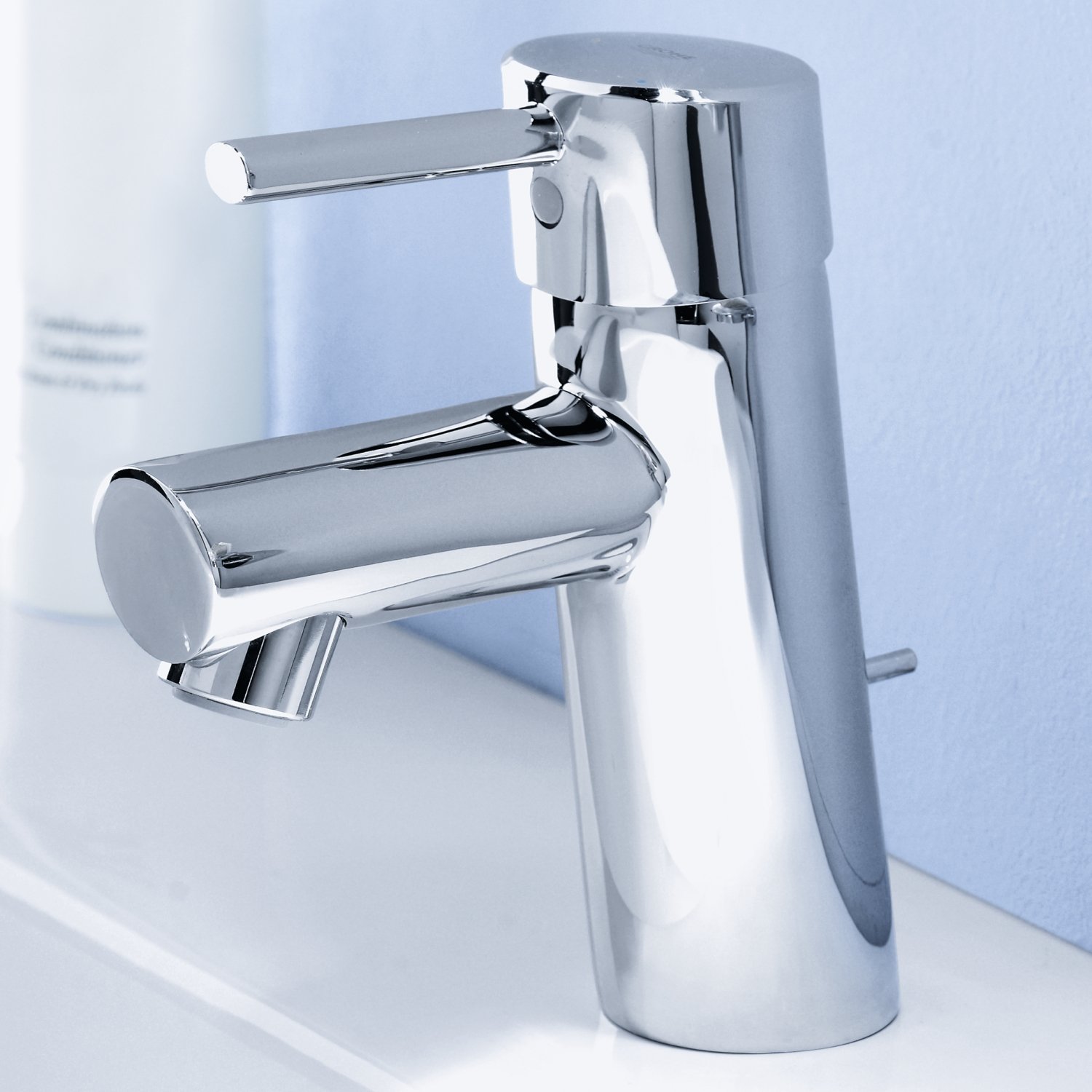 Grohe 34270001 Concetto Single-Handle Bathroom Faucet - 1.5 GPM Low Flow, Starlight Chrome Finish - Perfect for Modern Bathroom Vanities and Powder Rooms